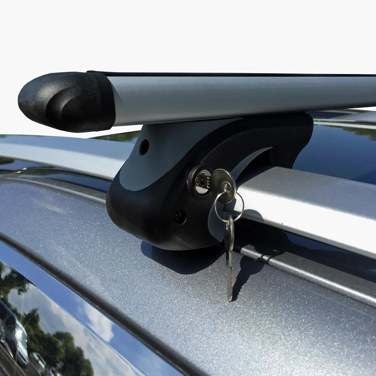 Portasci Iceberg 4 paia di sci + portapacchi VDP L120 compatibile con Dacia Sandero Stepway dal 09