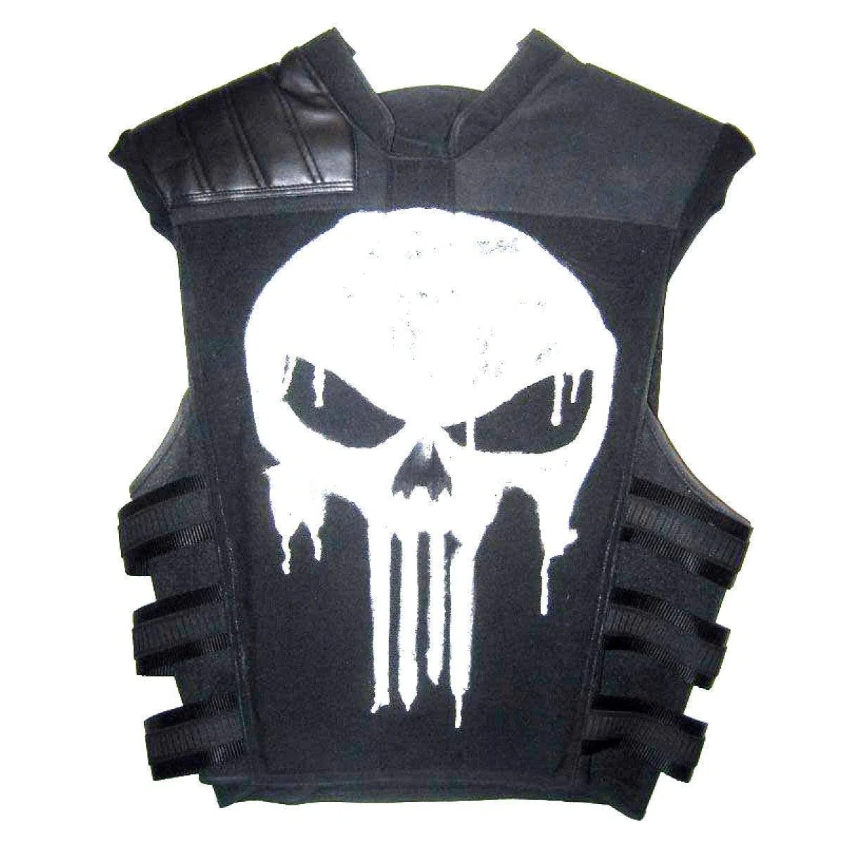 The Punisher Stagione 2 Jon Bernthal Gilet in vera pelle nera da uomo | Gilet da castello Punisher Frank