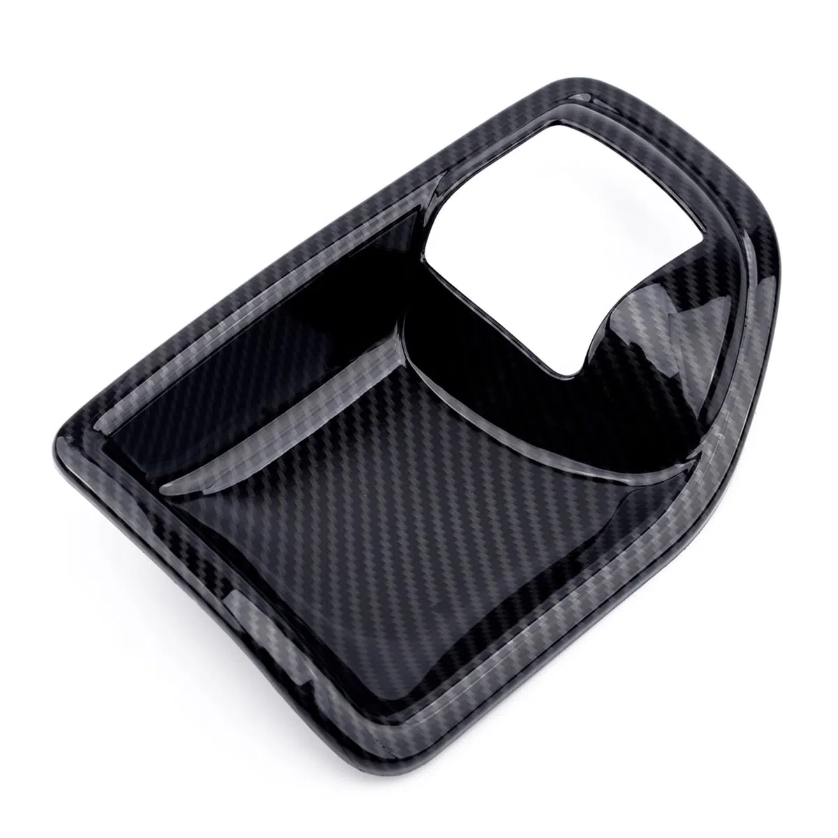 DEHIWI Maniglie interne per portiere 4 Pcs Stile In Fibra Di Carbonio Maniglia Interna Della Porta Coperchio Ciotola Trim Per Wrangler JK 2011 2012 2013 2014 2015 2016 2017
