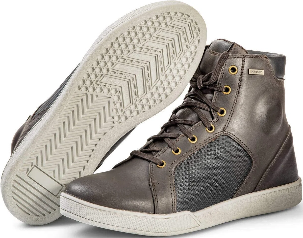 Urban Scarpe da moto impermeabili, marrone scuro, 45