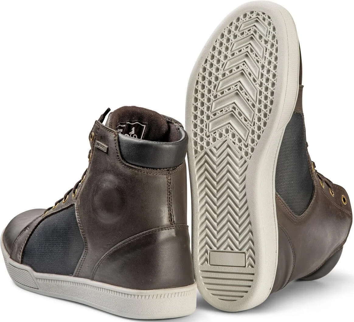Urban Scarpe da moto impermeabili, marrone scuro, 45