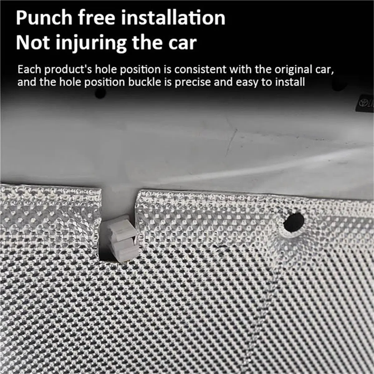 Isolante Insonorizzante Per Jeep Per Wrangler JK 2007 2008 2009 2010-2017 Cofano Anteriore Motore Isolamento Termico Pad Copertura Cotone Termico Insonorizzato Ignifugo(Style B)