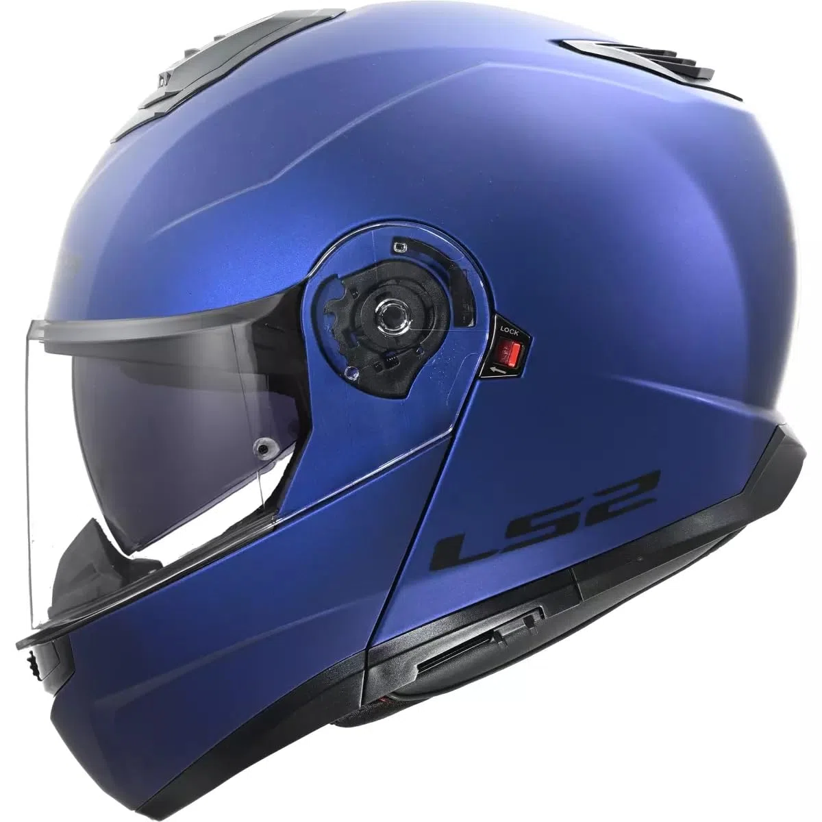 LS2, Casco Moto Modulare STROBE II SOLID Matt Navy Blue, XXL