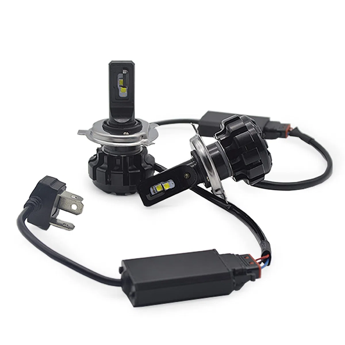 fari a LED Bulbs del Faro a LED dell'automobile Hi-Lo Beam Auto Auto HeadLamp Fog Lampadina DC12V 24V H4 H7 H11 H1 H3 9005 9006 72W 8000LM 6500K Lampadina a LED (Socket Type : H7)