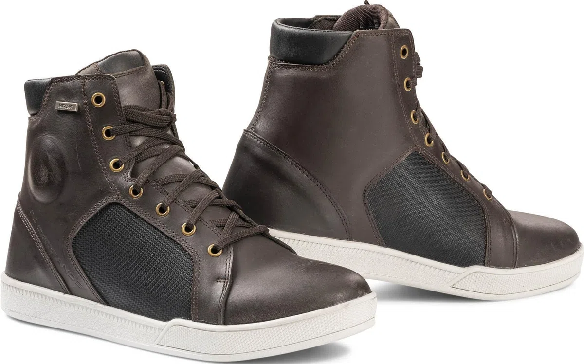 Urban Scarpe da moto impermeabili, marrone scuro, 45