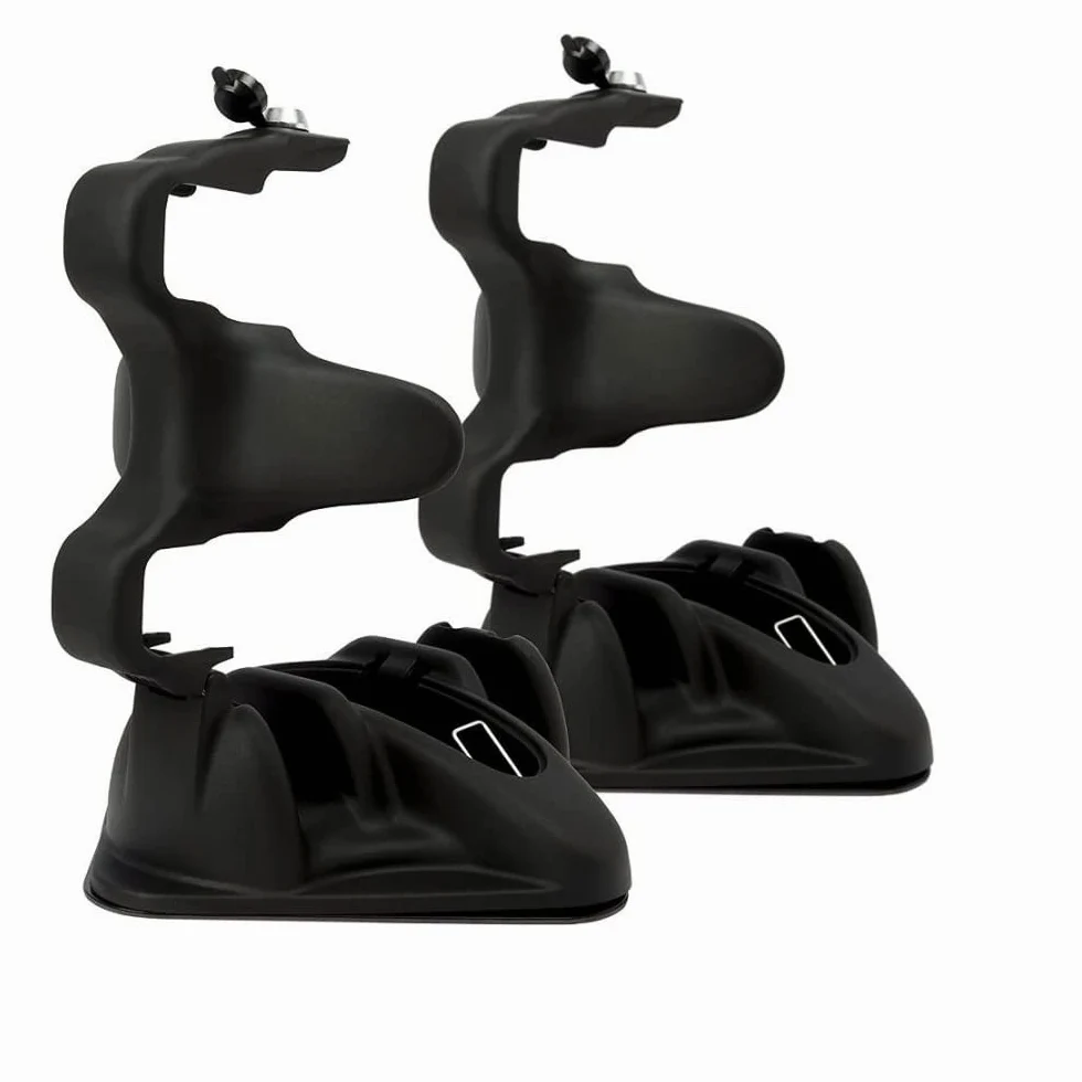 COMPATIBILE CON DACIA Logan MCV P dal 04 in poi 13 Raised PORTASCI MAGNETICO PER TETTO AUTO NON IN VETRO PORTA SCI CON CALAMITA PER 2 PAIA DI SCI OMOLOGATO NERO