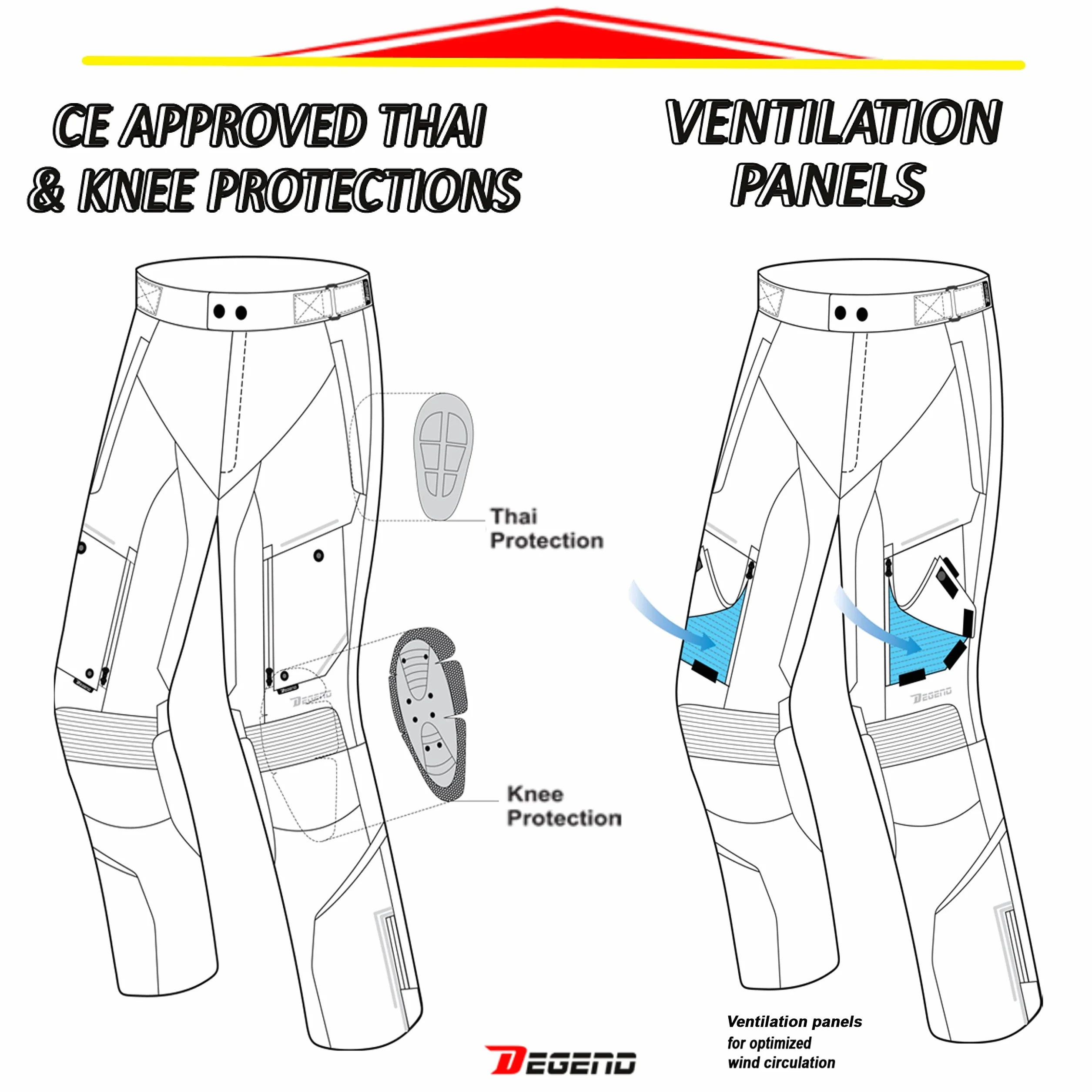 Sweep Ice Pantaloni da Moto Uomo
